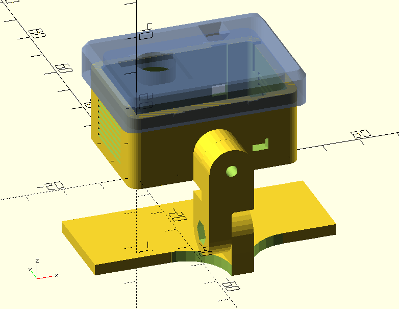 Vỏ ESP32Cam Pan & Tilt (ESP32Cam Pan and Tilt Housing) - Image 1