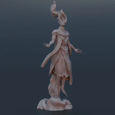 Mô hình 3D Ashiok nhân vật Planeswalker trong Magic: The Gathering