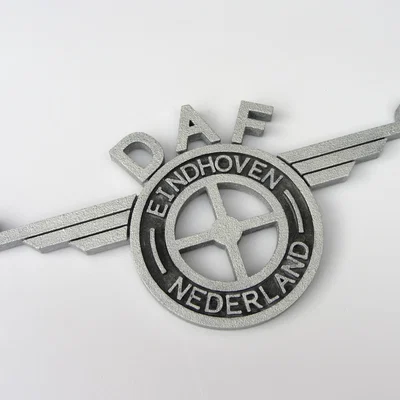 Huy hiệu logo DAF vintage (OpenSCAD)