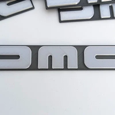 Logo DeLorean (OpenSCAD)