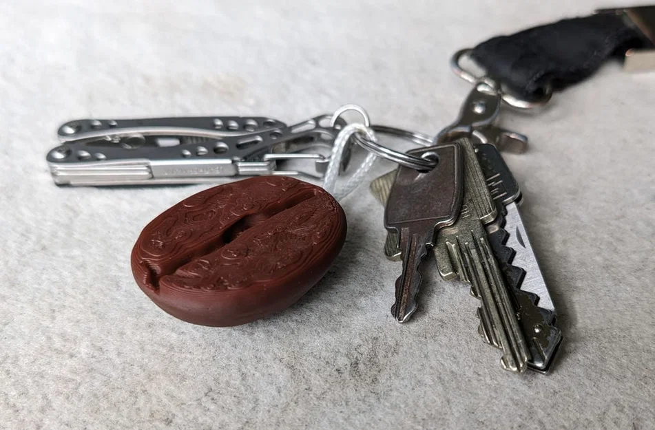 Móc khóa hạt cà phê (Coffee bean keychain) - Image 1