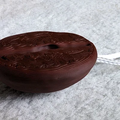 Móc khóa hạt cà phê (Coffee bean keychain)