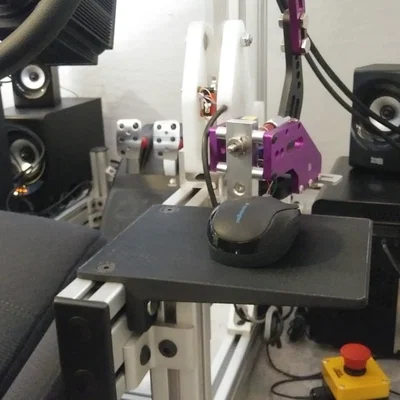Tấm đỡ lót chuột cho sim racing rig dùng 15 series extrusion