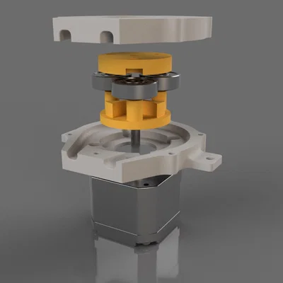 Peristaltic Pump _ Nema 17 _ 608 Bearings (Bơm nhu động)