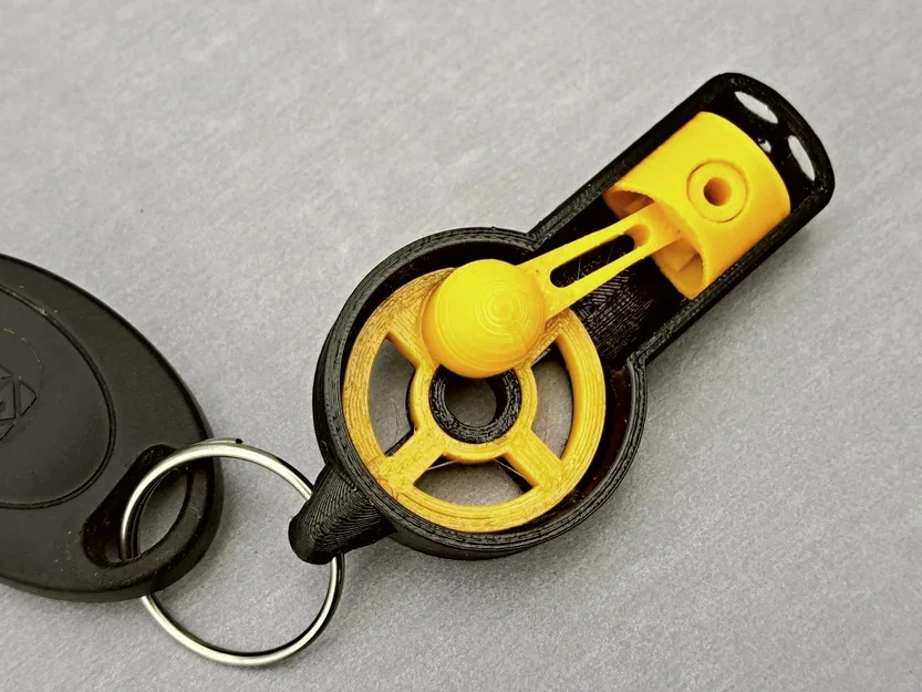Engine KeyRing V2.0 – Móc khóa động cơ có chi tiết chuyển động - Image 1