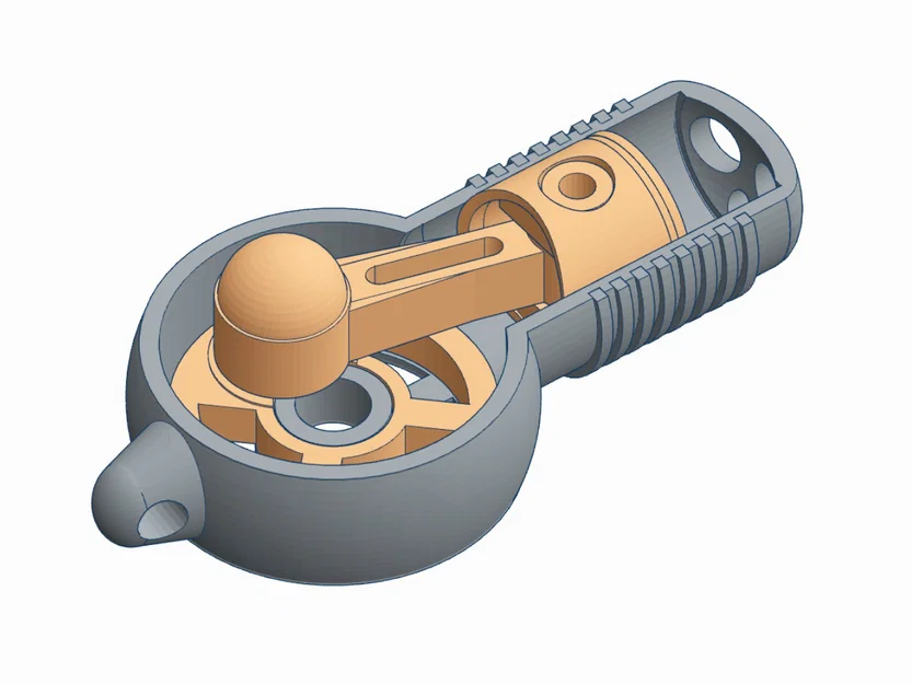 Engine KeyRing V2.0 – Móc khóa động cơ có chi tiết chuyển động - Image 3