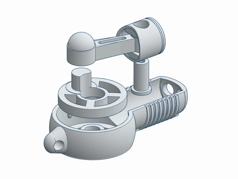 Engine KeyRing V2.0 – Móc khóa động cơ có chi tiết chuyển động - Image 4