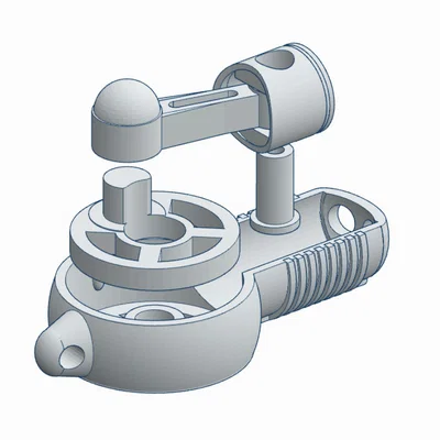 Engine KeyRing V2.0 – Móc khóa động cơ có chi tiết chuyển động