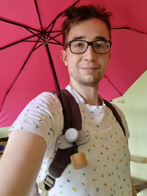 Giá đỡ ô (dù) gắn balo (Umbrella holder) - Image 5