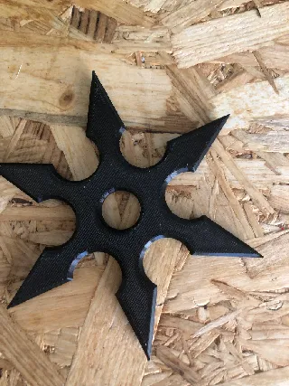 Mô hình phi tiêu Ninja Star 3D dễ in cho người mới bắt đầu - Image 1