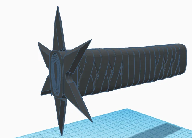 Mô hình Gravity Katana in 3D cực chất với cơ chế tự bung lưỡi - Image 2