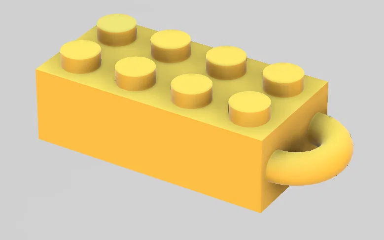 Móc khóa Lego Brick 2x4 - Image 2