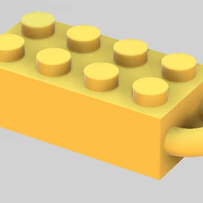 Móc khóa Lego Brick 2x4