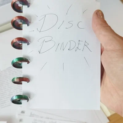 Disc binder (disc đóng gáy sổ DIY)