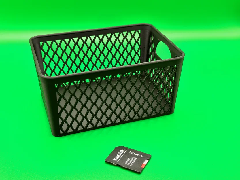 Giỏ Họa Tiết Kim Cương - Kiểu No.3 - Image 1