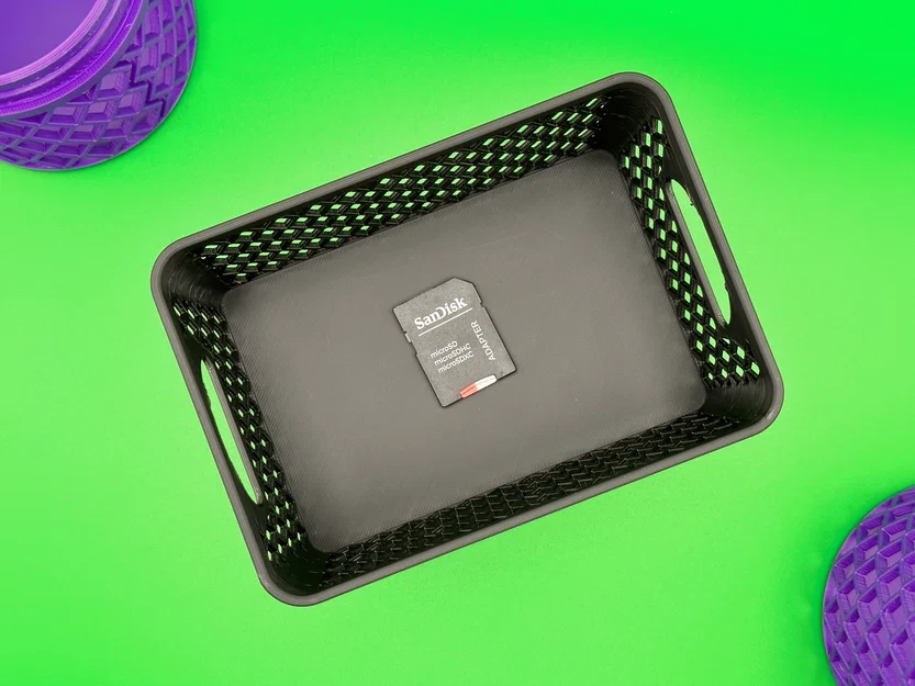 Giỏ Họa Tiết Kim Cương - Kiểu No.3 - Image 2