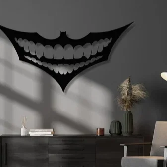 Mô hình trang trí tường Bat Smile - Điểm nhấn cá tính cho ngôi nhà