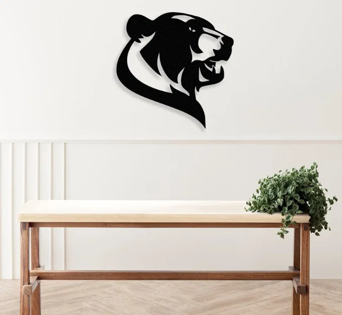 Bear Wall Art: Mẫu trang trí 3D hình đầu gấu treo tường cực chất - Image 1