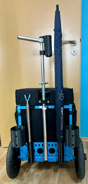 Züca LG cart - giá đỡ dù & retriever - Image 1