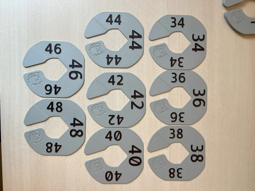 Vách chia size quần áo (Clothing Size Dividers) - Image 4