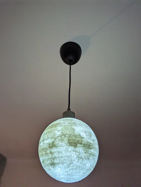 Dự án đèn Mặt Trăng treo trần siêu dễ (Easy Ceiling Moon Lamp Project) - Image 1