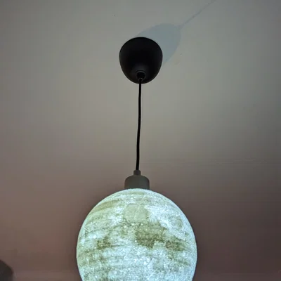 Dự án đèn Mặt Trăng treo trần siêu dễ (Easy Ceiling Moon Lamp Project)