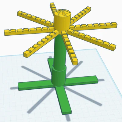 Kệ móc khóa xoay – Organizer in 3D