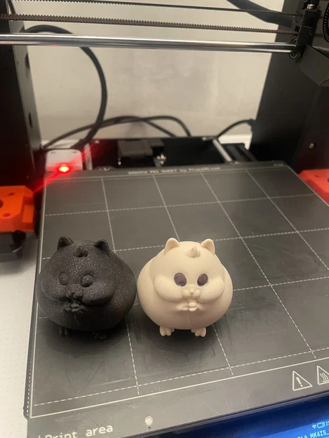 Mô hình chú chuột hamster béo ú TOMBIK 3D dễ thương - Image 1
