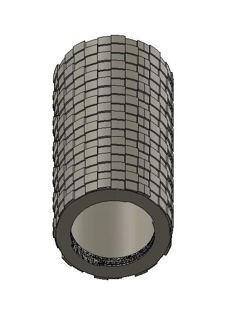Lamp #58 - Chụp đèn Circular Offset Block cho Bambu Lamp Kit 001 - Image 3
