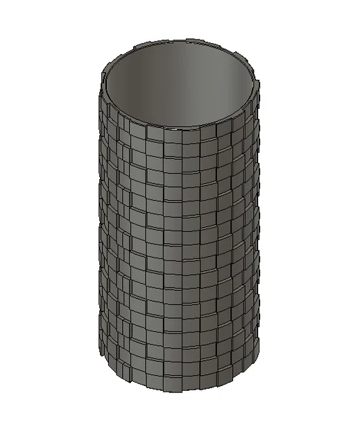 Lamp #58 - Chụp đèn Circular Offset Block cho Bambu Lamp Kit 001 - Image 4