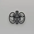 Móc khóa hình quả thận siêu đáng yêu (Cute Anatomical Kidneys Keychain) - Thumbnail 1