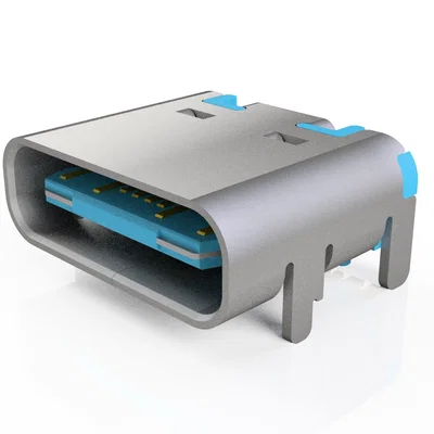Mô hình đầu nối USB Type-C cái (USB C female connector) 1:1
