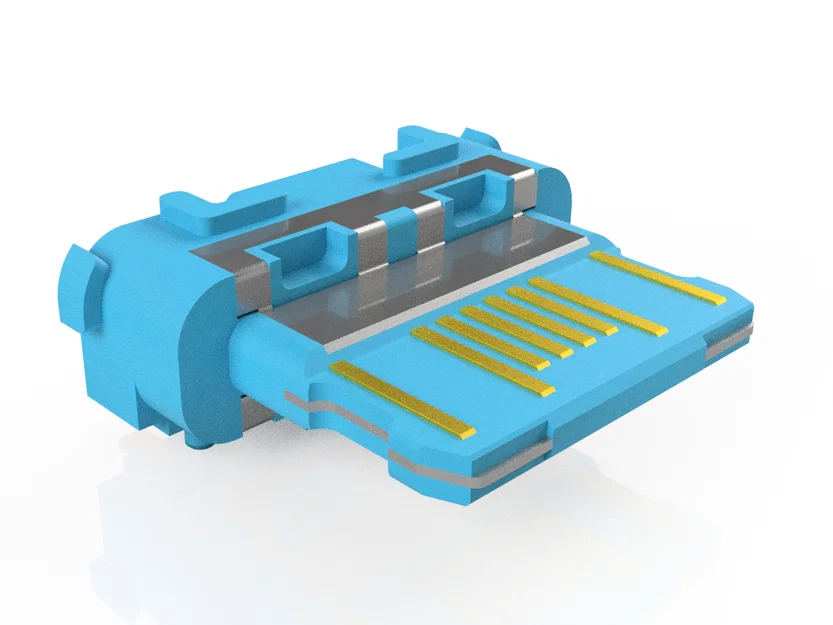 Mô hình đầu nối USB Type-C cái (USB C female connector) 1:1 - Image 2