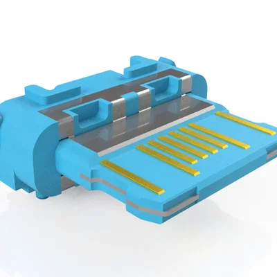 Mô hình đầu nối USB Type-C cái (USB C female connector) 1:1