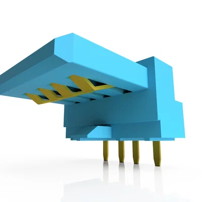 Mô hình 3D cổng USB A Female tỉ lệ 1:1 cho thiết kế điện tử