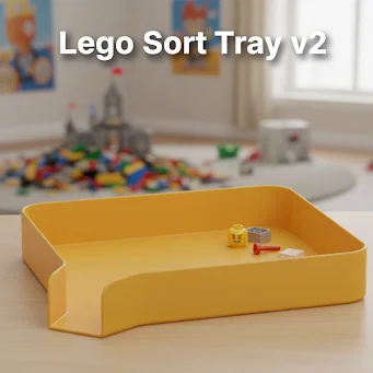 Khay phân loại Lego Sort Tray v2 - Giải pháp gọn gàng cho linh kiện