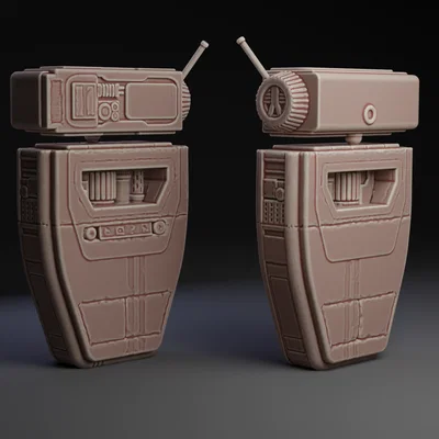 Mô hình in 3D Pip Droid độc đáo từ series Star Wars Acolyte