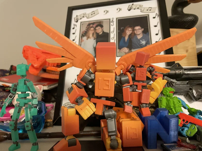 Giáp Ngực Cánh cho Mini Lucky 13 - Image 5