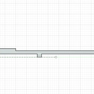 Mô hình biên dạng Festool Track (Festool Track Profile) cho in 3D