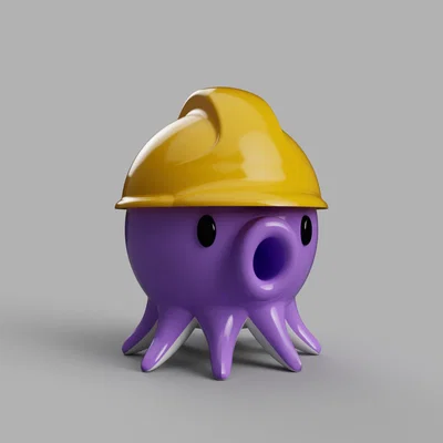 #3DTakoTuesday: Mũ công trường / Mũ bảo hộ (Construction Hat / Hard Hat)