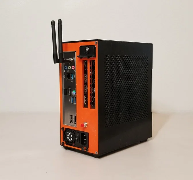Case Mini ITX 4.7L in dễ (2 mảnh), sandwich, không cần thread insert/standoff/feet - Image 1