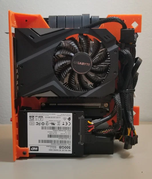 Case Mini ITX 4.7L in dễ (2 mảnh), sandwich, không cần thread insert/standoff/feet - Image 5