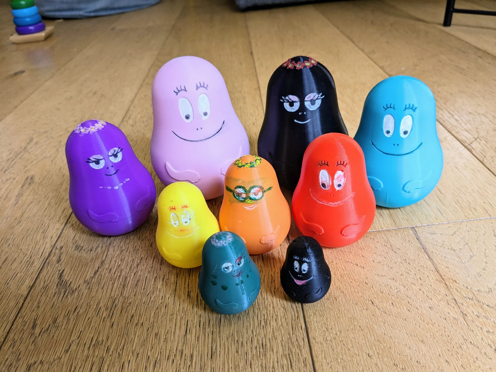 Búp bê lồng nhau gia đình Barbapapa… 1