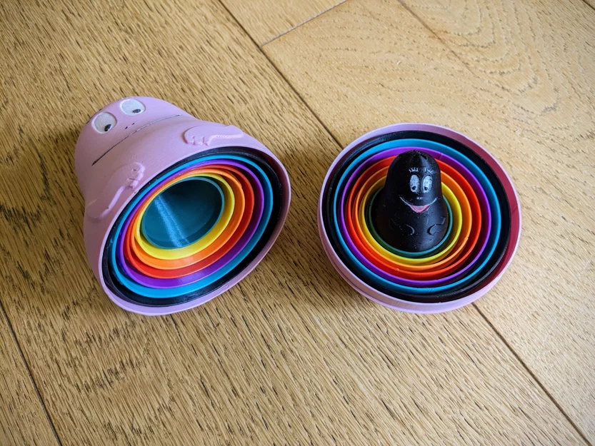 Búp bê lồng nhau gia đình Barbapapa (Barbapapa Family Nesting Dolls) - Image 3