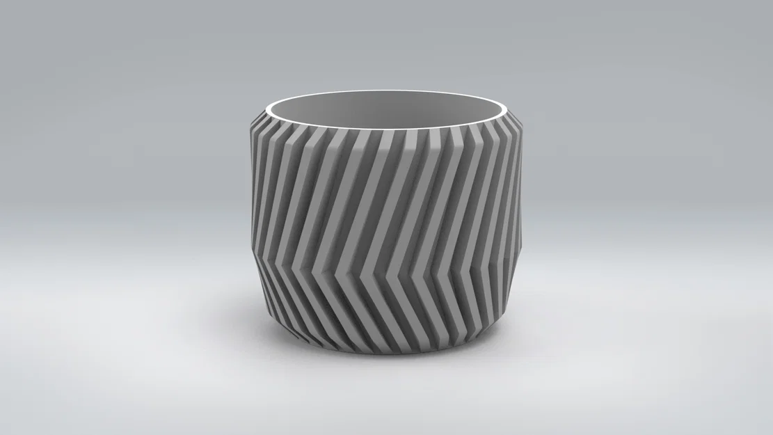 Chậu trồng cây (Planter pot) phong cách hiện đại/công nghiệp - Image 2