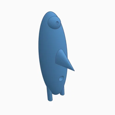 Mô hình Squatty Guy in 3D cực kỳ ngộ nghĩnh và độc đáo