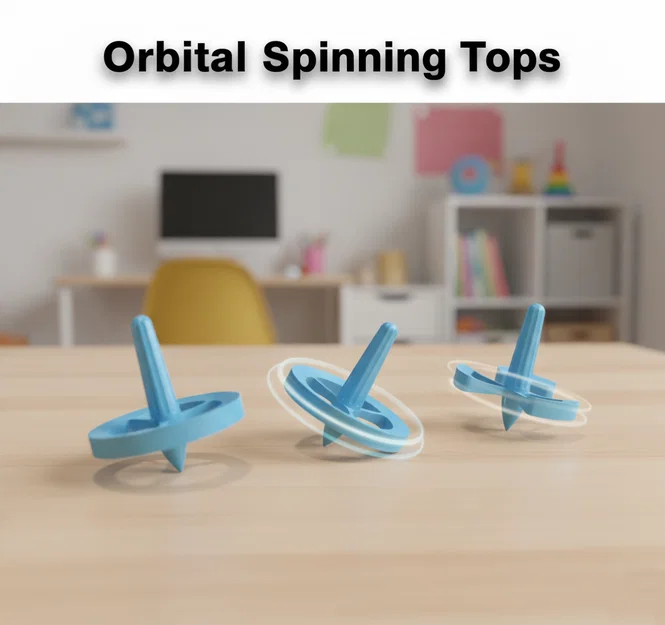 Con quay quỹ đạo Orbital Spinning Tops - Image 1
