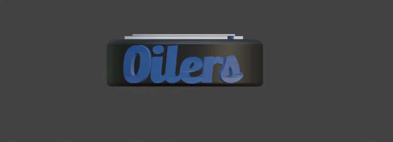Mô hình đĩa khúc côn cầu Edmonton Oilers 3D độc đáo - Image 3