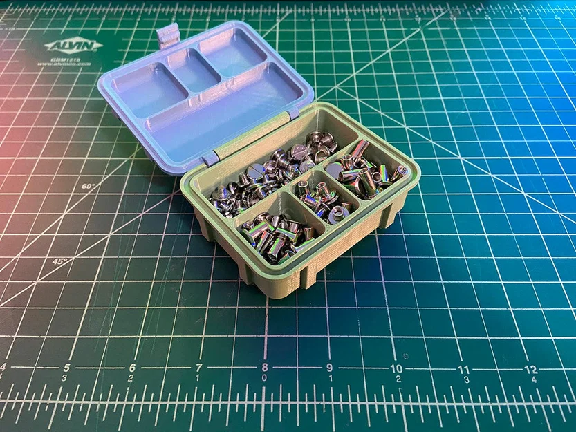 Hộp đựng rugged 4 ngăn (4 Compartment Rugged Storage Box) - Image 1