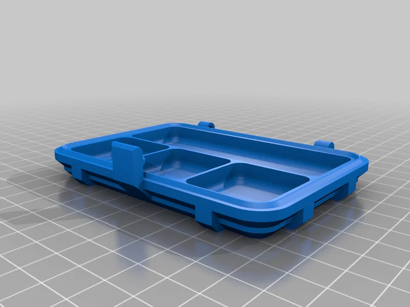 Hộp đựng rugged 4 ngăn (4 Compartment Rugged Storage Box) - Image 4